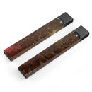 Dark Orange Geometric V13 - Premium Decal Protective Skin-Wrap Sticker compatible with the Juul Labs vaping device