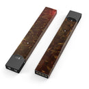 Dark Orange Geometric V13 - Premium Decal Protective Skin-Wrap Sticker compatible with the Juul Labs vaping device