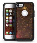 Dark Orange Geometric V13 - iPhone 7 or 8 OtterBox Case & Skin Kits