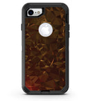 Dark Orange Geometric V13 - iPhone 7 or 8 OtterBox Case & Skin Kits