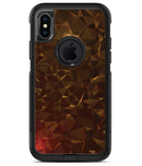 Dark Orange Geometric V13 - iPhone X OtterBox Case & Skin Kits