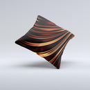 Dark Orange Shadow Fabric ink-Fuzed Decorative Throw Pillow