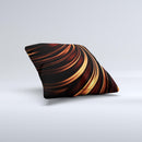 Dark Orange Shadow Fabric ink-Fuzed Decorative Throw Pillow