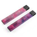 Dark Pink 53 Absorbed Watercolor Texture - Premium Decal Protective Skin-Wrap Sticker compatible with the Juul Labs vaping device
