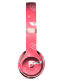 Dark Pink Doodles with Lightning Full-Body Skin Kit for the Beats by Dre Solo 3 Wireless Headphones