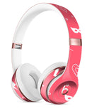 Dark Pink Doodles with Lightning Full-Body Skin Kit for the Beats by Dre Solo 3 Wireless Headphones