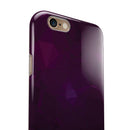 Dark Pink Geometric V16 iPhone 6/6s or 6/6s Plus 2-Piece Hybrid INK-Fuzed Case