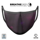 Dark Pink Geometric V16 - Made in USA Mouth Cover Unisex Anti-Dust Cotton Blend Reusable & Washable Face Mask with Adjustable Sizing for Adult or Child