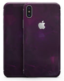 Dark Pink Geometric V16 - iPhone X Skin-Kit