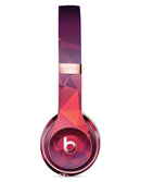 Dark Pink Geometric V19 Full-Body Skin Kit for the Beats by Dre Solo 3 Wireless Headphones