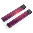 Dark Pink Geometric V19 - Premium Decal Protective Skin-Wrap Sticker compatible with the Juul Labs vaping device