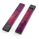 Dark Pink Geometric V19 - Premium Decal Protective Skin-Wrap Sticker compatible with the Juul Labs vaping device