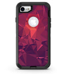 Dark Pink Geometric V19 - iPhone 7 or 8 OtterBox Case & Skin Kits