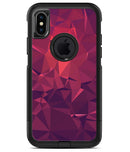 Dark Pink Geometric V19 - iPhone X OtterBox Case & Skin Kits