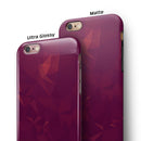 Dark Pink Geometric V3 iPhone 6/6s or 6/6s Plus 2-Piece Hybrid INK-Fuzed Case