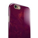 Dark Pink Geometric V3 iPhone 6/6s or 6/6s Plus 2-Piece Hybrid INK-Fuzed Case
