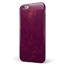 Dark Pink Geometric V3 iPhone 6/6s or 6/6s Plus 2-Piece Hybrid INK-Fuzed Case
