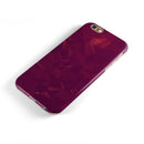 Dark Pink Geometric V3 iPhone 6/6s or 6/6s Plus 2-Piece Hybrid INK-Fuzed Case