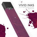 Dark Pink Geometric V3 - Premium Decal Protective Skin-Wrap Sticker compatible with the Juul Labs vaping device