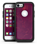 Dark Pink Geometric V3 - iPhone 7 or 7 Plus Commuter Case Skin Kit