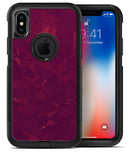 Dark Pink Geometric V3 - iPhone X OtterBox Case & Skin Kits