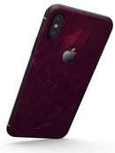 Dark Pink Geometric V3 - iPhone X Skin-Kit