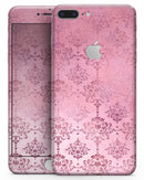 Dark Pink Royal Over Pattern - Skin-kit for the iPhone 8 or 8 Plus