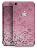 Dark Pink Royal Over Pattern - Skin-kit for the iPhone 8 or 8 Plus