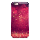 Dark Pink Shimmering Orbs of Light iPhone 6/6s or 6/6s Plus 2-Piece Hybrid INK-Fuzed Case