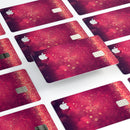 Dark Pink Shimmering Orbs of Light - Premium Protective Decal Skin-Kit for the Apple Credit Card