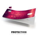 Dark Pink Shimmering Orbs of Light - Premium Protective Decal Skin-Kit for the Apple Credit Card