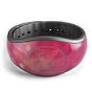 Dark Pink Shimmering Orbs of Light - Decal Skin Wrap Kit for the Disney Magic Band