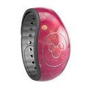 Dark Pink Shimmering Orbs of Light - Decal Skin Wrap Kit for the Disney Magic Band
