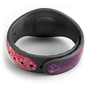 Dark Pink Shimmering Orbs of Light - Decal Skin Wrap Kit for the Disney Magic Band