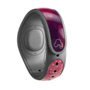 Dark Pink Shimmering Orbs of Light - Decal Skin Wrap Kit for the Disney Magic Band