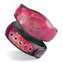 Dark Pink Shimmering Orbs of Light - Decal Skin Wrap Kit for the Disney Magic Band