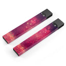 Dark Pink Shimmering Orbs of Light - Premium Decal Protective Skin-Wrap Sticker compatible with the Juul Labs vaping device