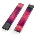 Dark Pink Shimmering Orbs of Light - Premium Decal Protective Skin-Wrap Sticker compatible with the Juul Labs vaping device