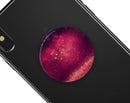 Dark Pink Shimmering Orbs of Light - Skin Kit for PopSockets and other Smartphone Extendable Grips & Stands