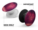 Dark Pink Shimmering Orbs of Light - Skin Kit for PopSockets and other Smartphone Extendable Grips & Stands