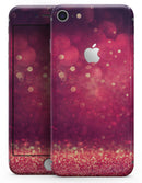 Dark Pink Shimmering Orbs of Light - Skin-kit for the iPhone 8 or 8 Plus