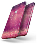 Dark Pink Shimmering Orbs of Light - Skin-kit for the iPhone 8 or 8 Plus