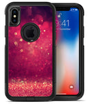 Dark Pink Shimmering Orbs of Light - iPhone X OtterBox Case & Skin Kits