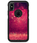 Dark Pink Shimmering Orbs of Light - iPhone X OtterBox Case & Skin Kits