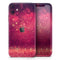 Dark Pink Shimmering Orbs of Light - Skin-Kit compatible with the Apple iPhone 13, 13 Pro Max, 13 Mini, 13 Pro, iPhone 12, iPhone 11 (All iPhones Available)
