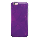 Dark Purple Geometric V15 iPhone 6/6s or 6/6s Plus 2-Piece Hybrid INK-Fuzed Case