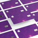 Dark Purple Geometric V15 - Premium Protective Decal Skin-Kit for the Apple Credit Card