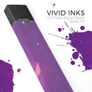 Dark Purple Geometric V15 - Premium Decal Protective Skin-Wrap Sticker compatible with the Juul Labs vaping device
