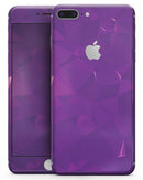 Dark Purple Geometric V15 - Skin-kit for the iPhone 8 or 8 Plus