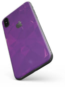 Dark Purple Geometric V15 - iPhone X Skin-Kit